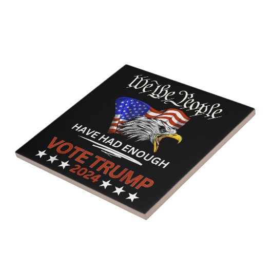 Carreau VOTE Pro-Républicain TRUMP 2024 Nous le peuple avo (Côté)