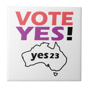 Carreau Votez Oui Pour La Voix Des Australiens Indigènes 