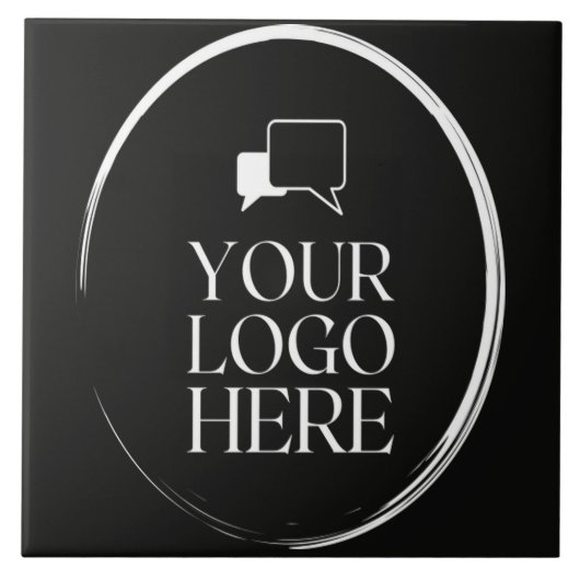 Carreau Votre logo ici moderne (Devant)