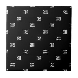 Carreau Votre logo ou n'importe quelle image Bandes diag
