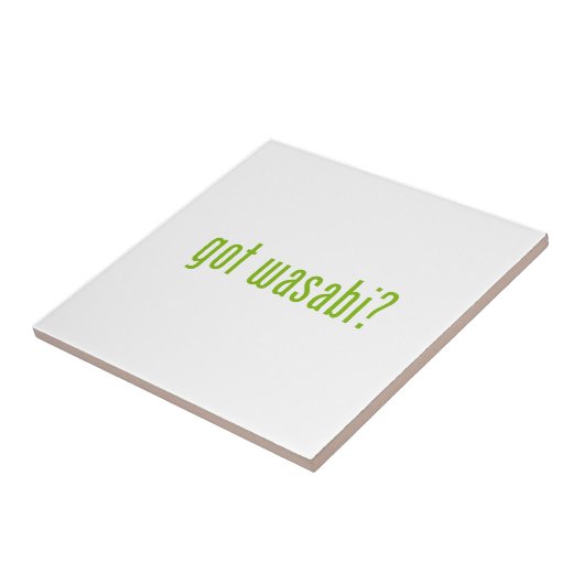 Carreau vous avez wasabi ? (Côté)