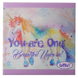 Carreau Vous Êtes Une Unicorne Unique !