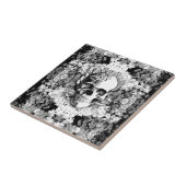 Carreau Vous n'êtes pas ici crâne (Côté)