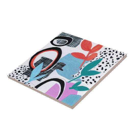 Carreau Voyage Abstrait (Côté)