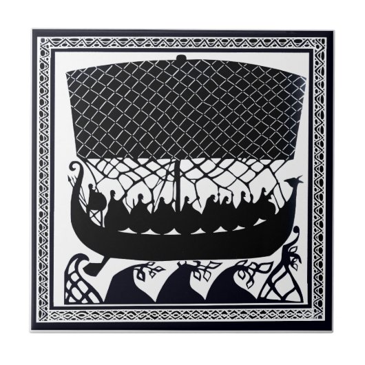 Carreau Voyage viking au paradis (Devant)