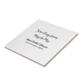 Carreau Voyager douche nuptiale ajouter nom date de manque (Côté)