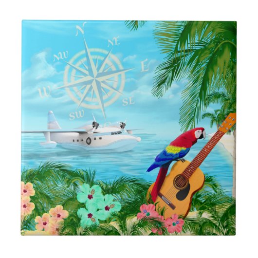 Carreau Voyages tropicaux (Devant)