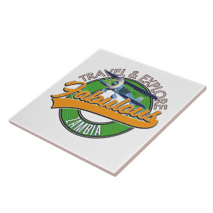 Carreau Voyagez explorer fabuleux bouton zambie