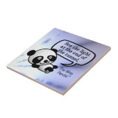 Carreau Voyez la lumière à l'extrémité du tunnel (Côté)