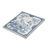 Carreau VT0056 Reproduction Antique Transférware (Côté)