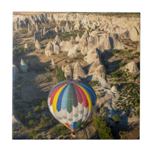 Carreau Vue aérienne de ballons à air chaud, Cappadoce