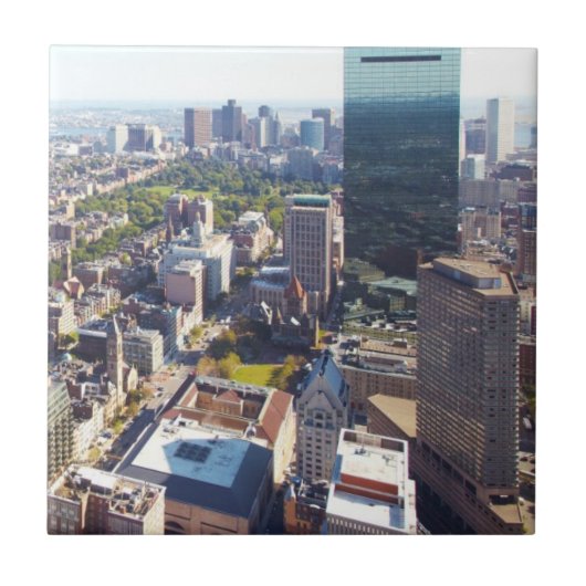 Carreau Vue aérienne de Boston (Devant)