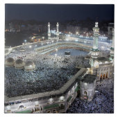 Carreau Vue aérienne des pèlerins du pèlerinage à la Kaaba (Devant)