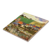 Carreau Vue d'Auvers par Vincent van Gogh (Côté)