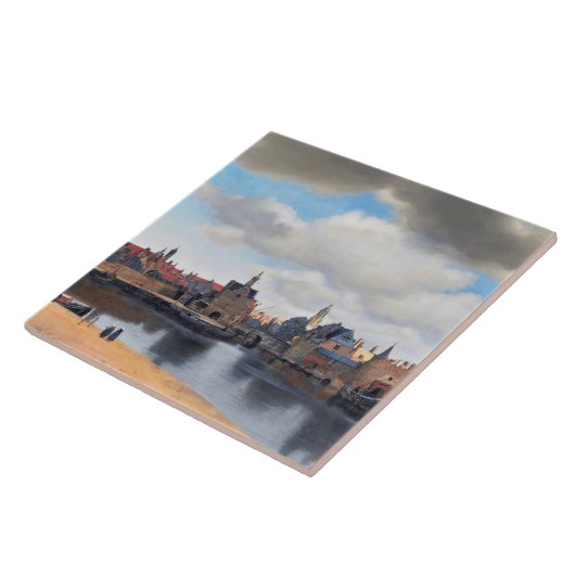 Carreau Vue de Delft, Johannes Vermeer (Côté)