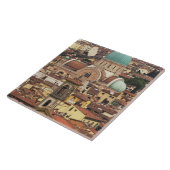 Carreau Vue de Florence, Italie depuis la Piazza (Côté)