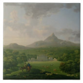 Carreau Vue de Powerscourt, comté Wicklow, c.1760-2 (huile (Devant)