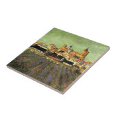 Carreau Vue de Saintes Maries par Vincent van Gogh (Côté)