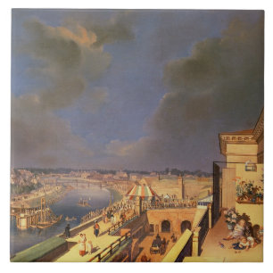 Carreau Vue de Vienne, 1819 (huile sur la toile)