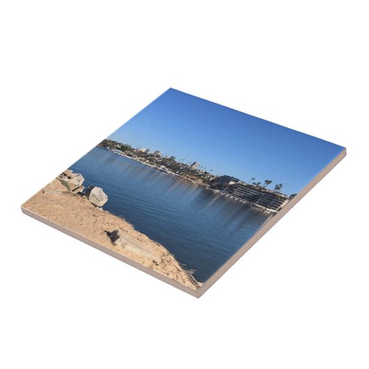 Carreau Vue depuis le Wedge, Newport Beach, Californie (Côté)