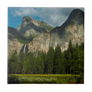 Carreau Vue dramatique de la vallée de Yosemite depuis les