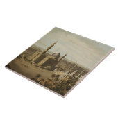 Carreau Vue du Caire grand, gravée par Daniel Havell (17 (Côté)