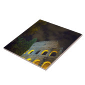 Carreau Vue du Coloseum à Rome la nuit (Côté)