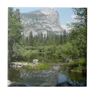 Carreau Vue du lac Miroir dans le parc national de Yosemit