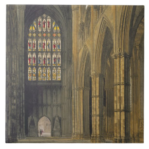 Carreau Vue intérieure d'Abbaye de Westminster regardant