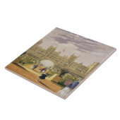 Carreau Vue orientale du château et du jardin, Windsor Cas (Côté)