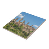 Carreau Vue panoramique de San Gimignano Toscane Italie (Côté)