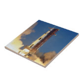 Carreau Vue sol de la mission spatiale de la lune (Côté)