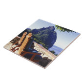 Carreau Vue sur Gros Piton depuis la villa Stonefield Esta (Côté)