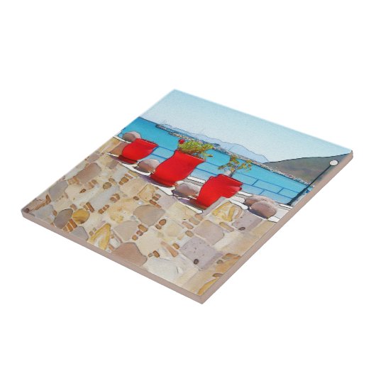 Carreau Vue sur la mer (Côté)