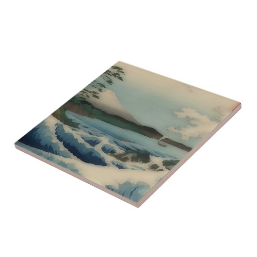 Carreau Vue sur la mer depuis Satta Point (Côté)