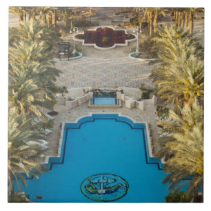 Carreau Vue surélevée de la piscine de l'hôtel Herods Pala