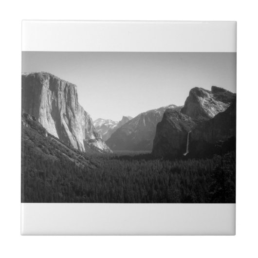 Carreau Vue tunnel de la vallée de Yosemite (Devant)