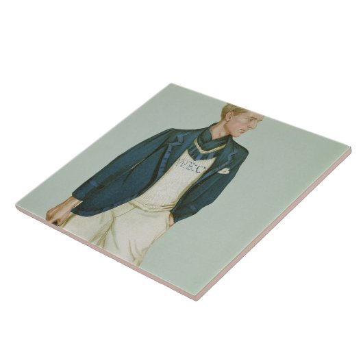 Carreau Walter Erskine-Crum, illustration des 'hommes de (Côté)