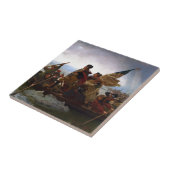 Carreau Washington croisant le Delaware par Emanuel Leutze (Côté)