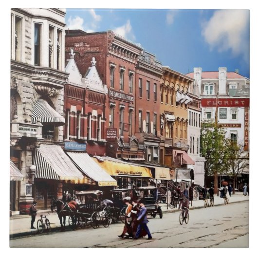 Carreau Washington DC - F St. c1906 (Devant)