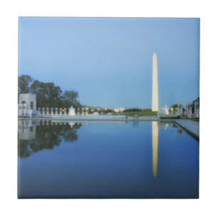 Carreau Washington Monument, Reflect Pool, Washington