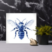 Carreau Wasp Faux Cyanotype -