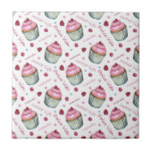 Carreau Watercolor cupcakes (Devant)