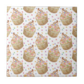 Carreau Watercolor cupcakes (Devant)