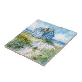 Carreau Watercolour Beach Cottage (Côté)