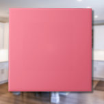 Carreau Watermelon Sorbet couleur solide | Classic Elegant<br><div class="desc">Watermelon Sorbet couleur solide | Classique | Élégant | tendance | Style | Cadeau</div>