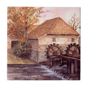 Carreau Watermill Watercolor