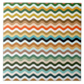 Carreau Wavy Zigzag Multicolor Motif (Devant)