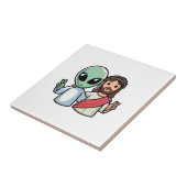 Carreau We come in peace (Côté)