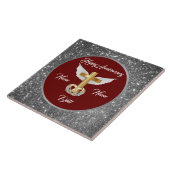 Carreau Wedding Rings Customize Silver Cross Anniversary (Côté)